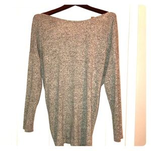 Akira extra  soft long grey sweater